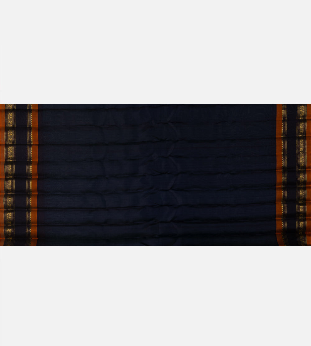 Blue Gadwal Silk Saree