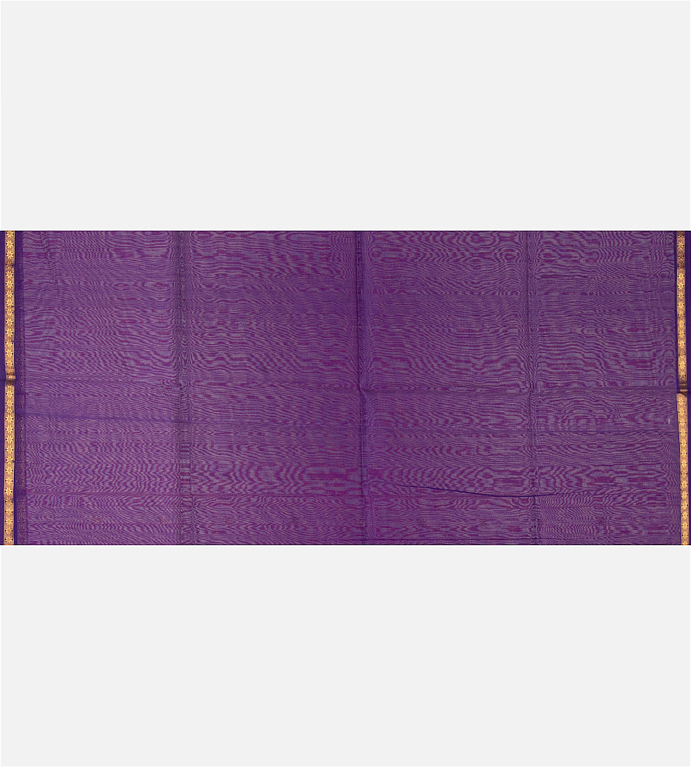 Purple Maheshwari Cotton Saree