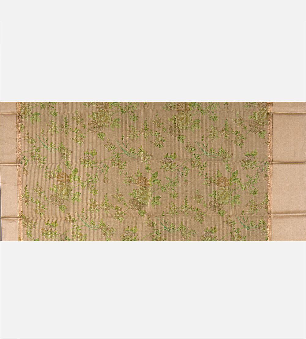 Green Tussar Kota Saree