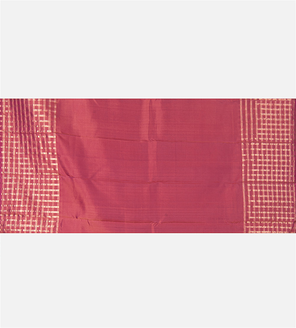 Pink Kanchipuram Silk Saree