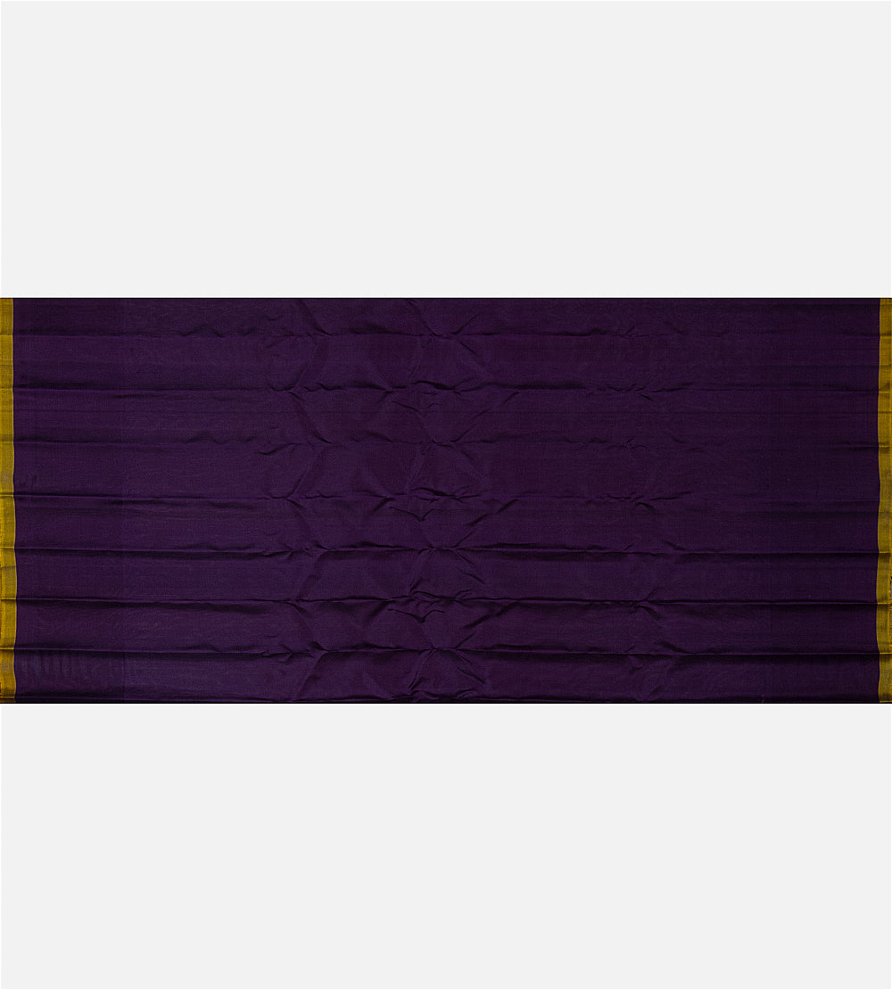 Dusty Lavender Gadwal Silk Saree