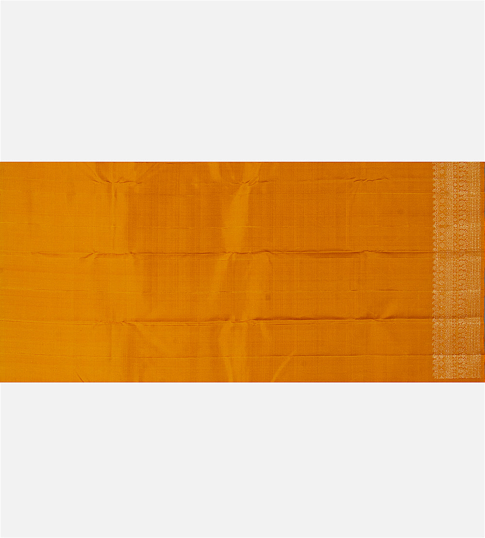 Yellow Kanchipuram Silk Saree