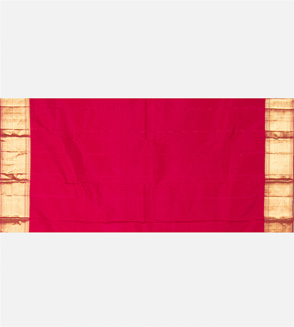 Pink Kanchipuram Silk Saree