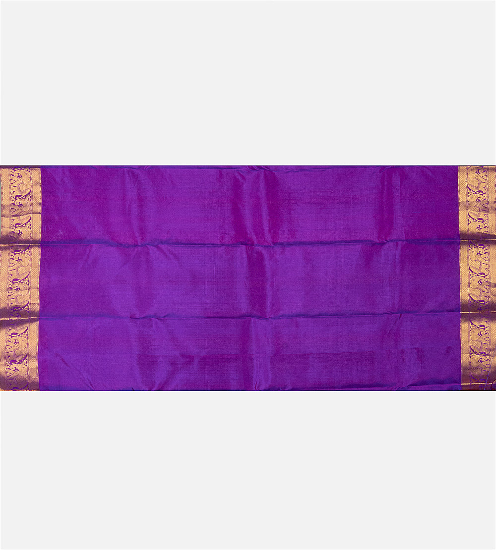 Peacock Blue Soft Silk Saree