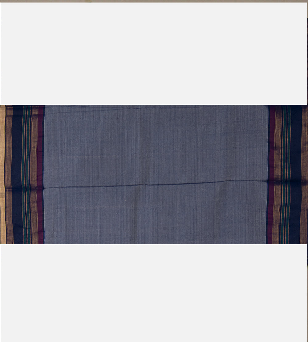 Off-White Tussar Saree