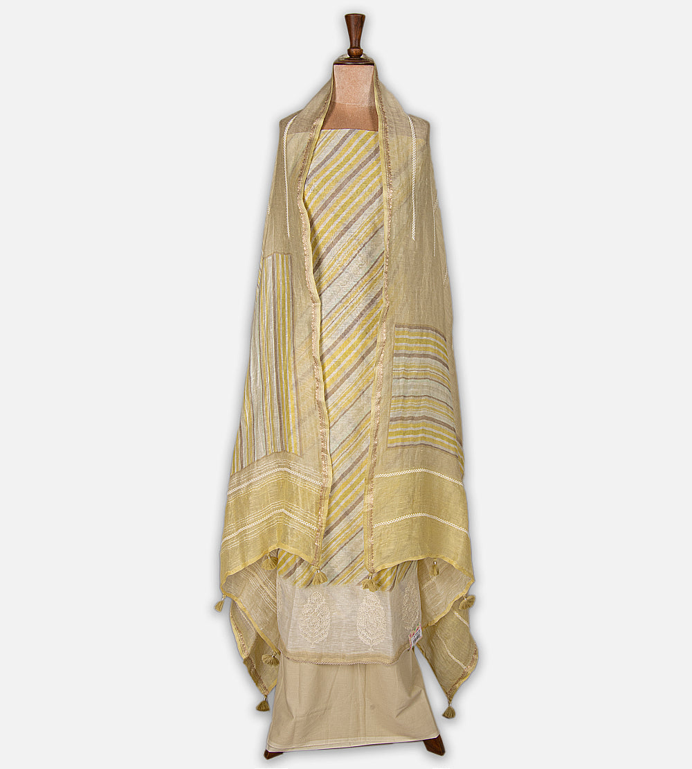 Multicolour Linen Salwar