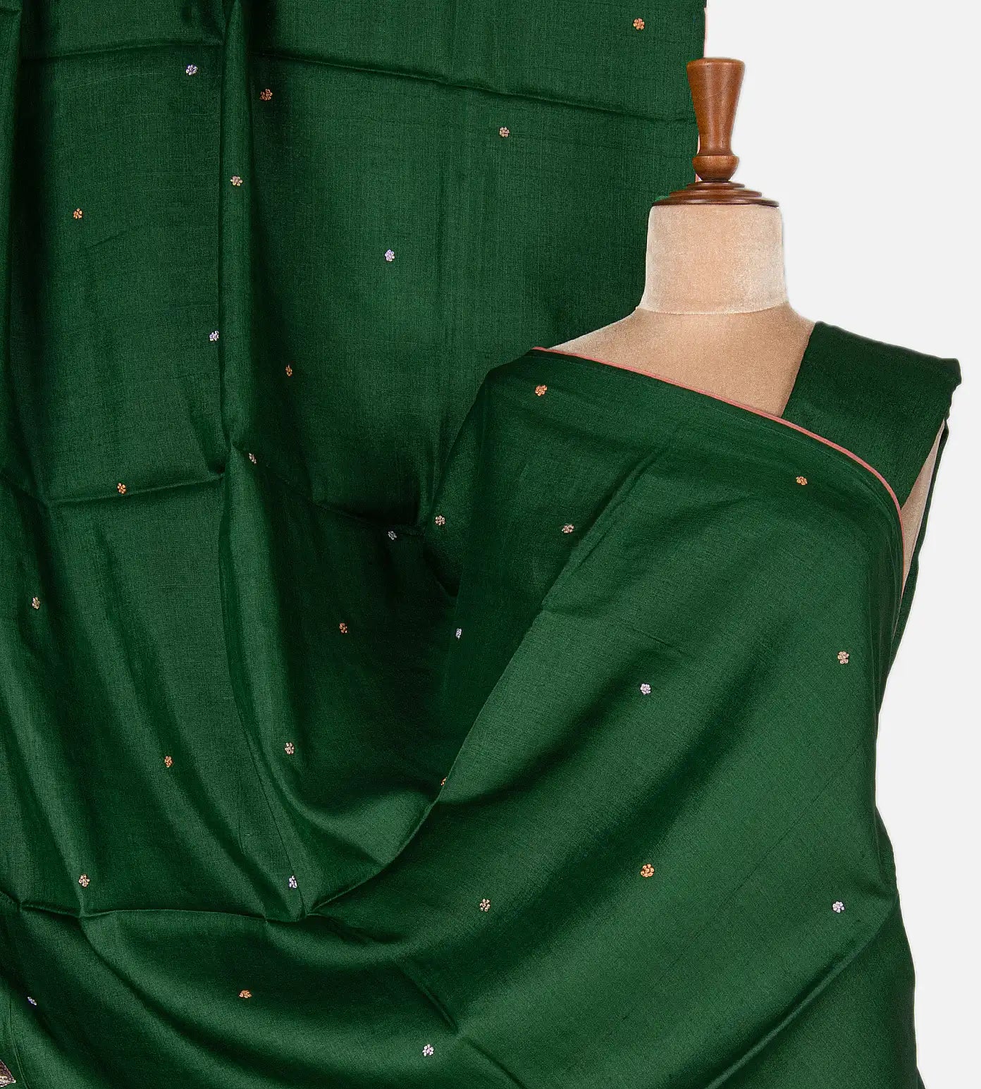 Green Tussar Saree
