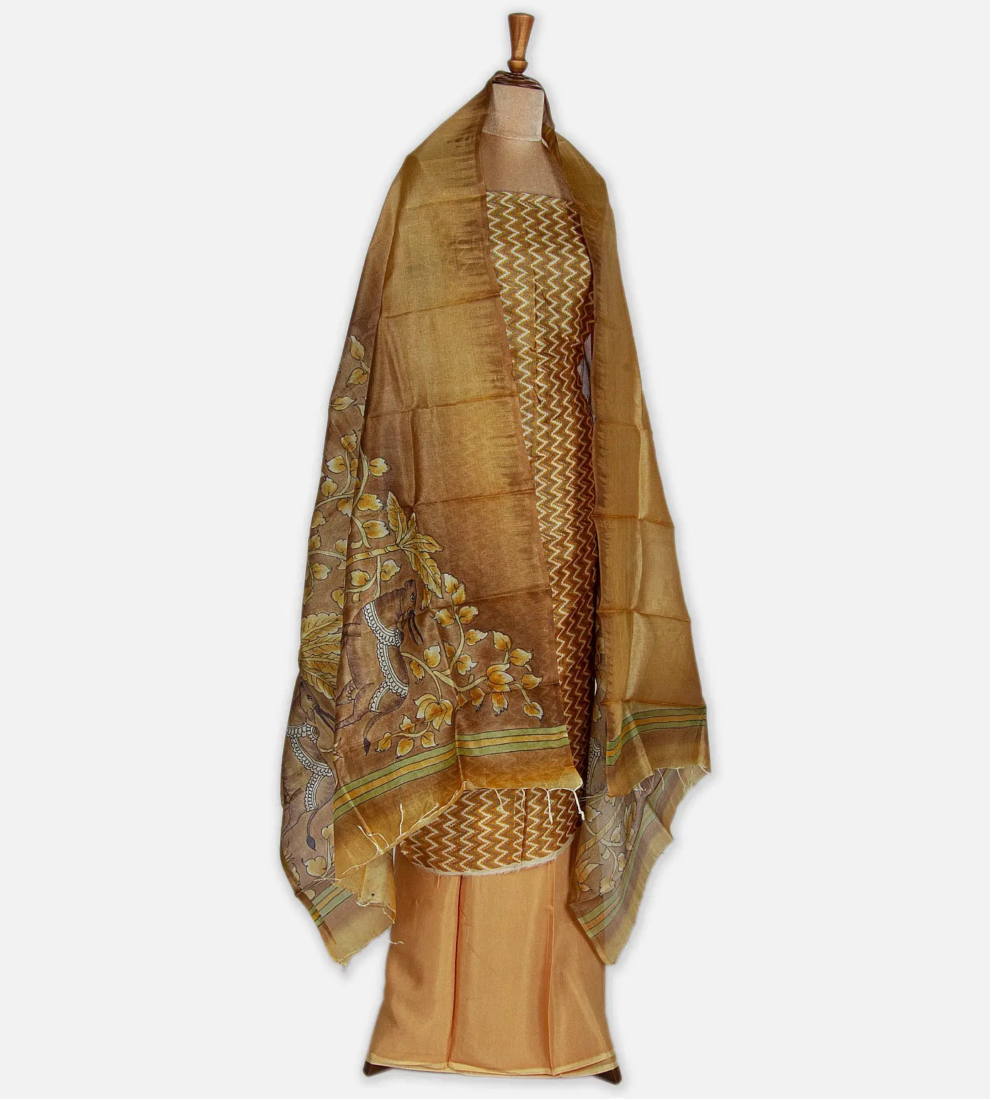 Yellow Tussar Salwar