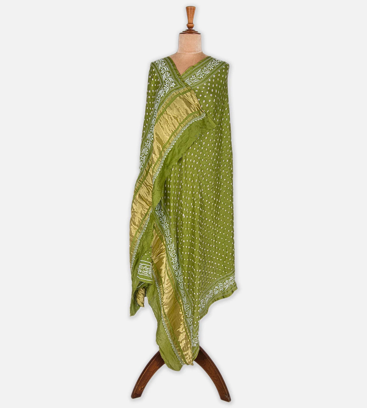 Light Green Gajji Silk Dupatta