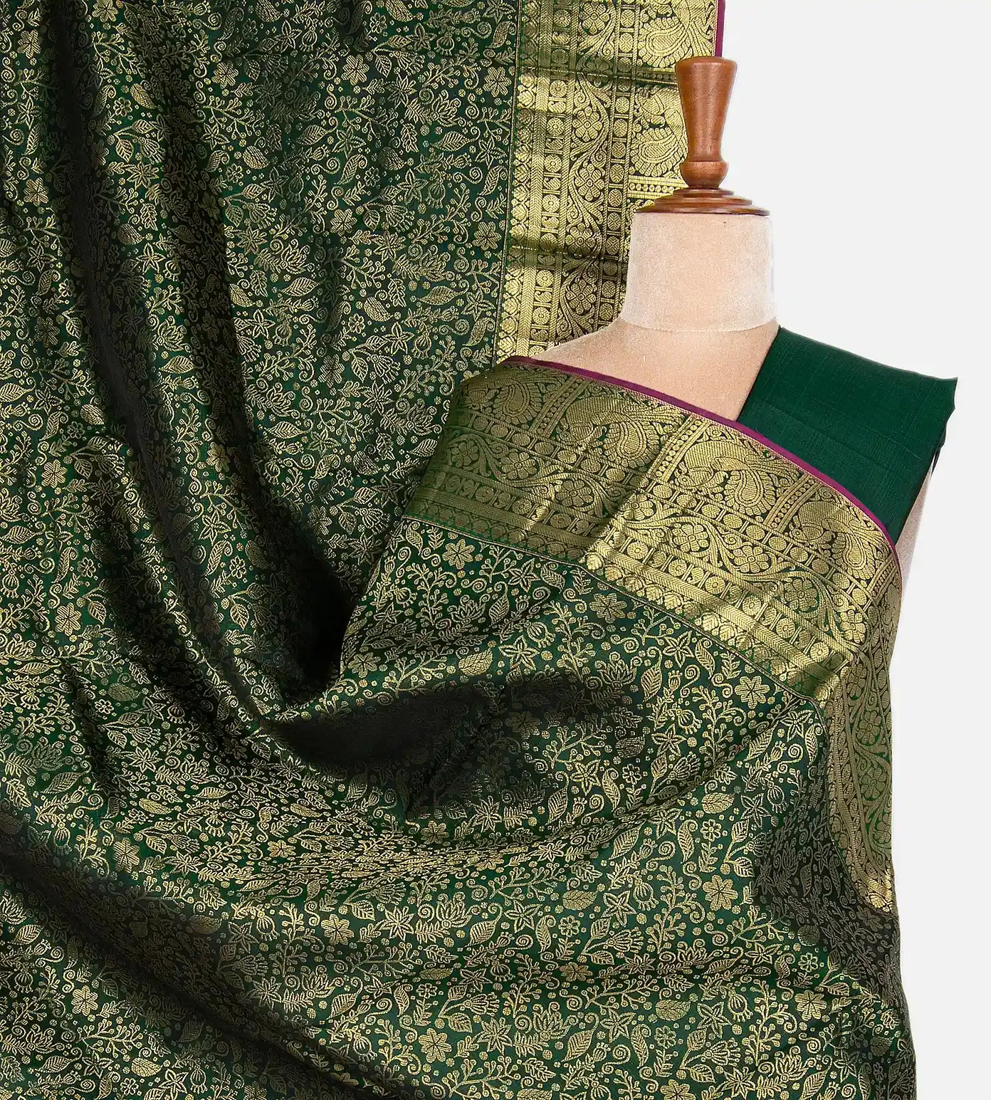 Green Kanchipuram Silk Saree