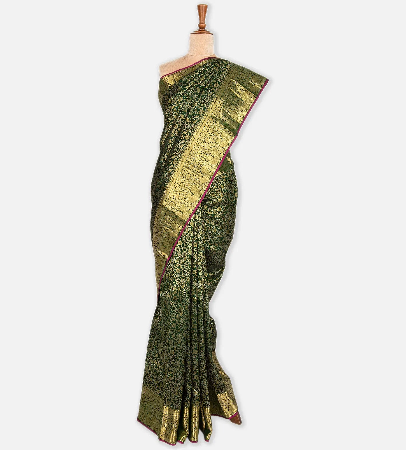 Green Kanchipuram Silk Saree