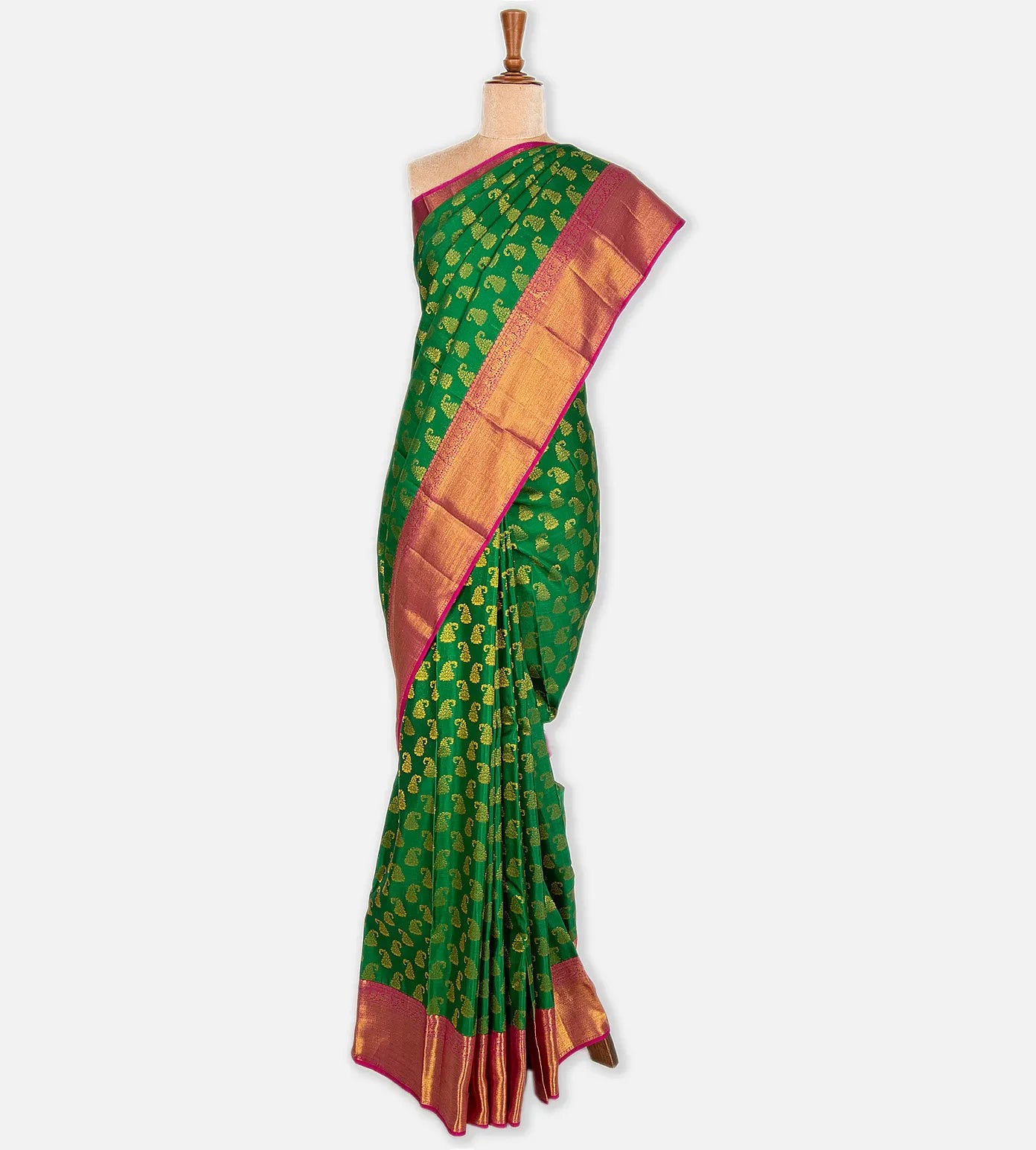 Green Kanchipuram Silk Saree