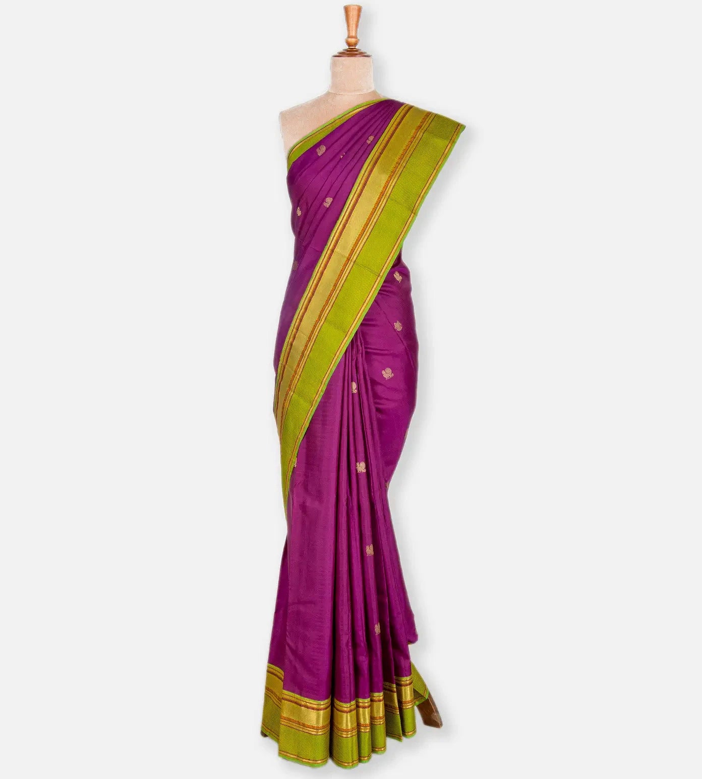 Pink Kanchipuram Silk Saree