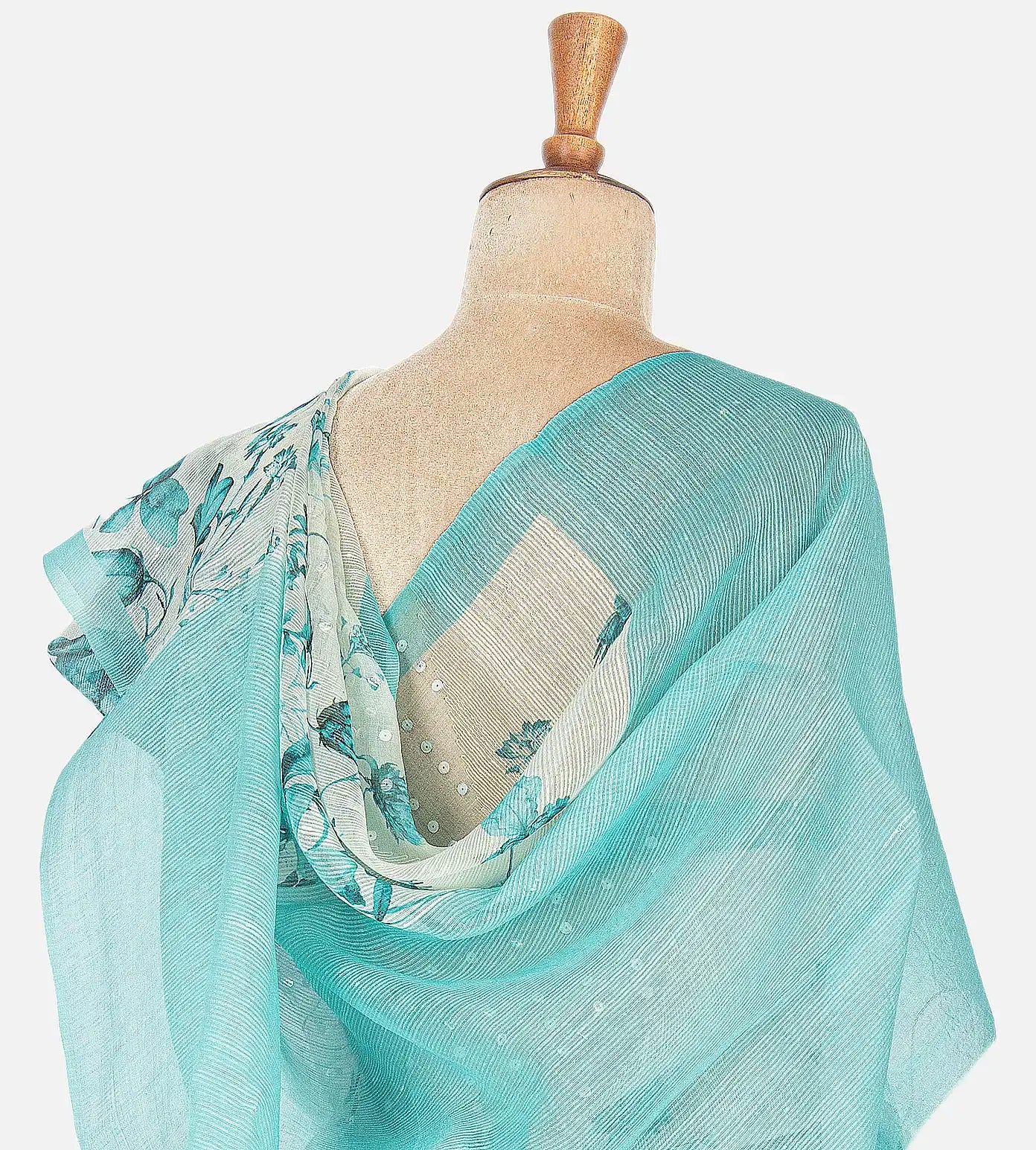 Off-White Matka Bailou Saree