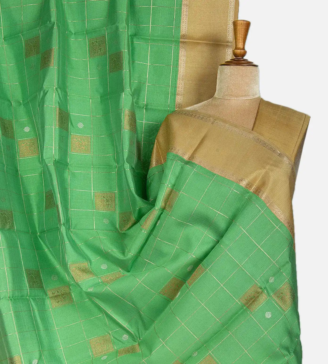 Green Kanchipuram Silk Saree