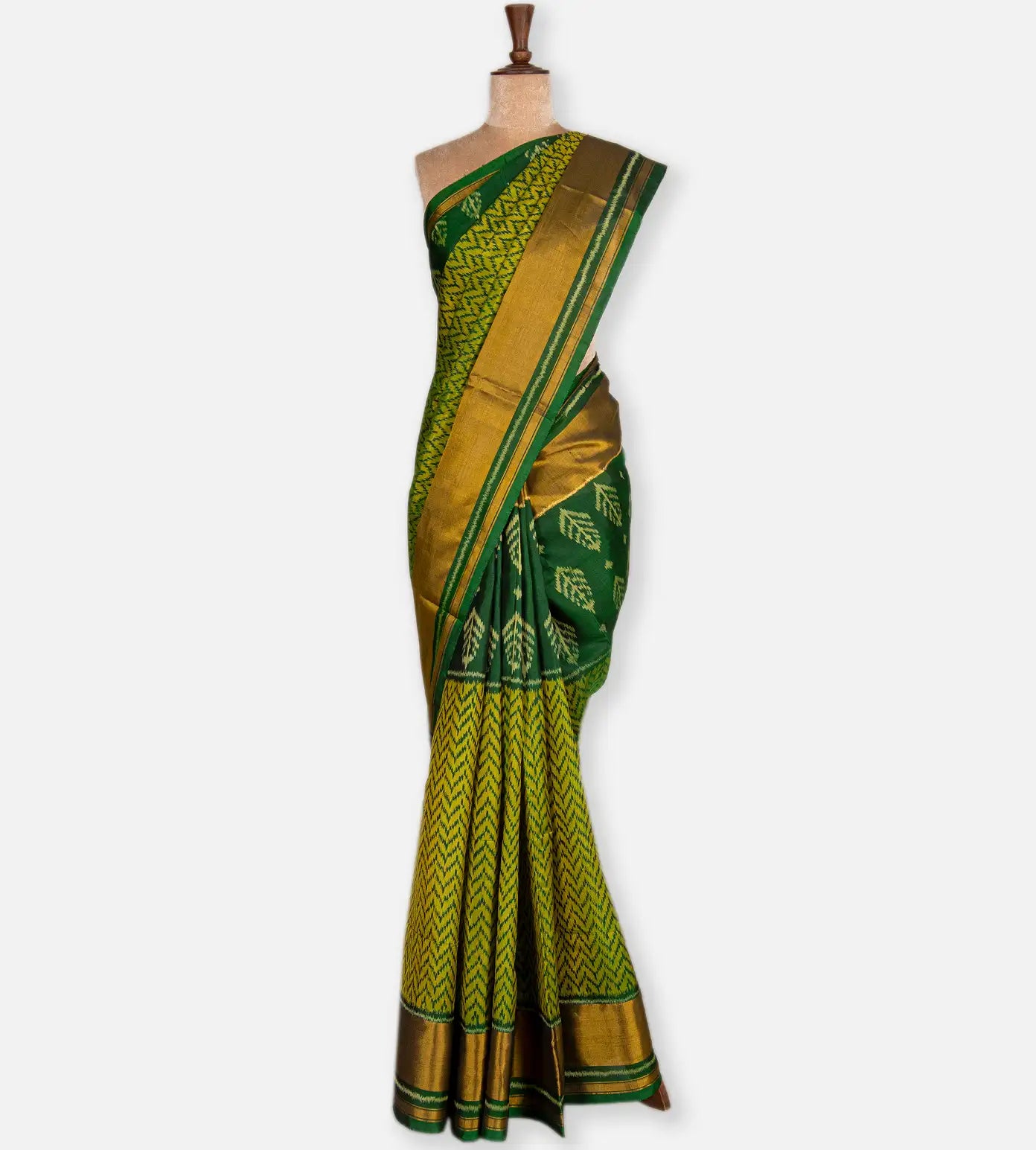 Green Patola Silk Saree