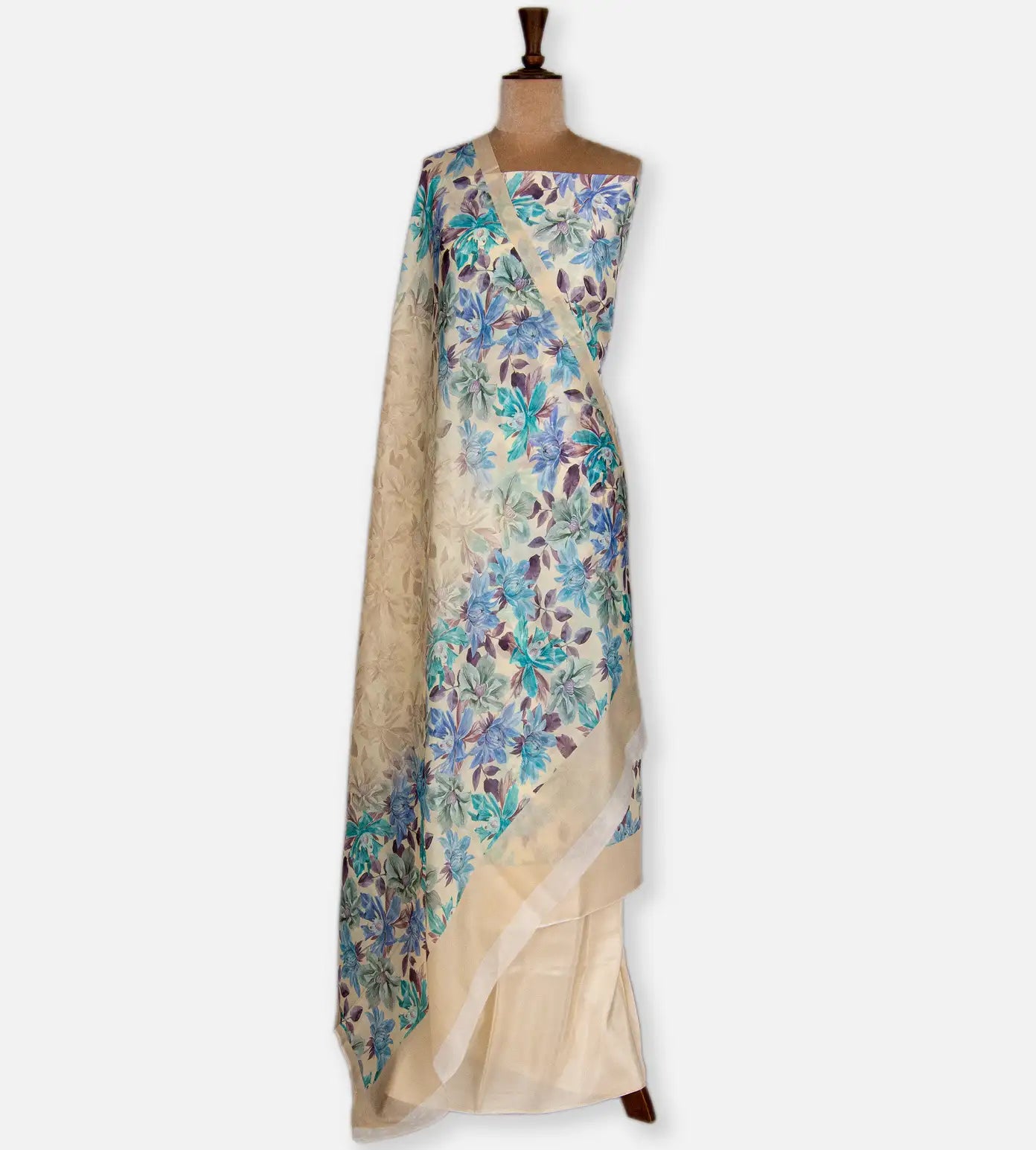Off White Crepe Salwar