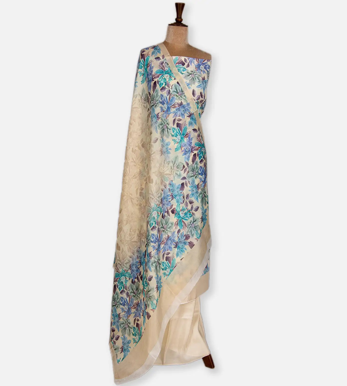 Off White Crepe Salwar