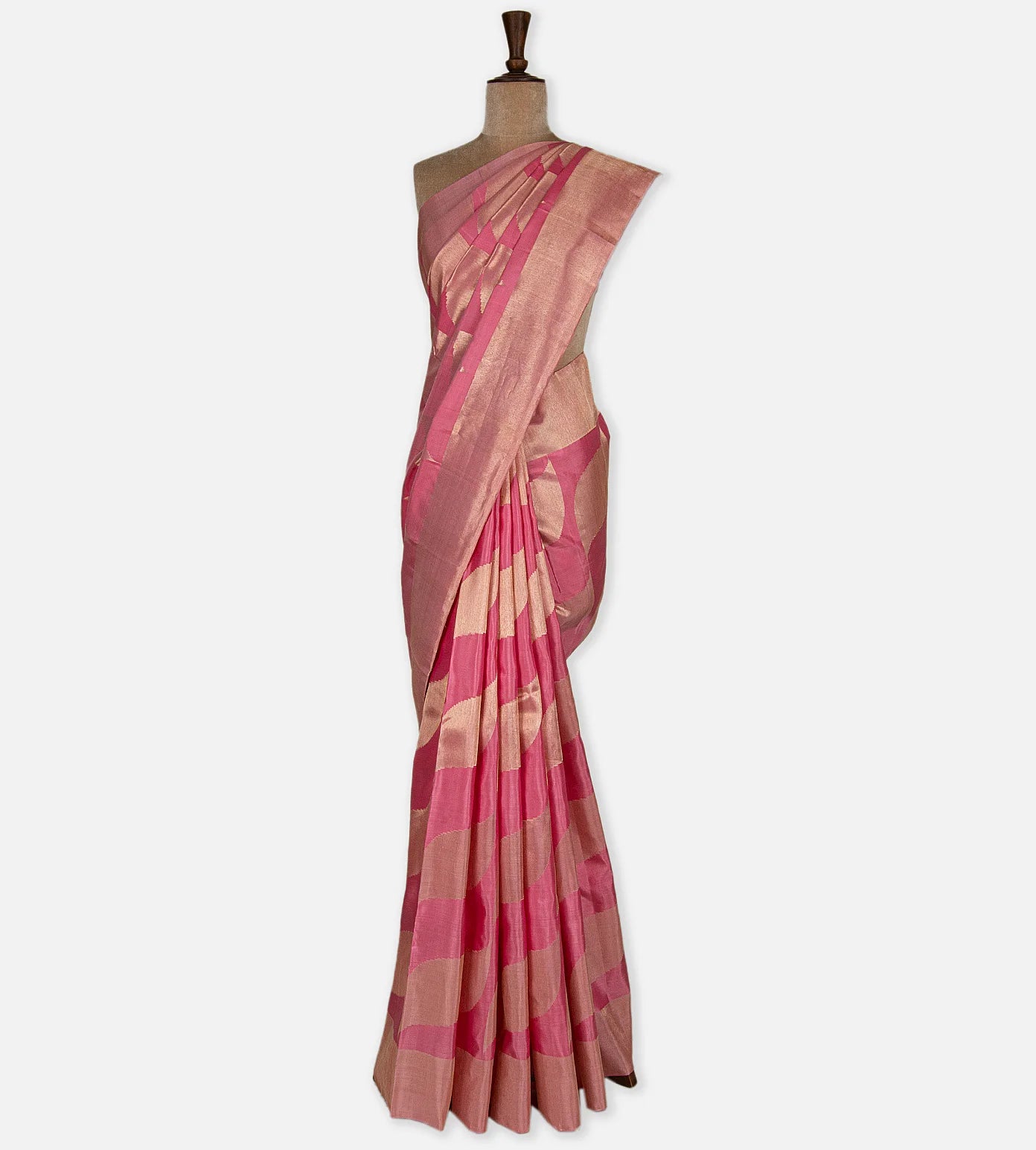 Pink Kanchipuram Silk Saree