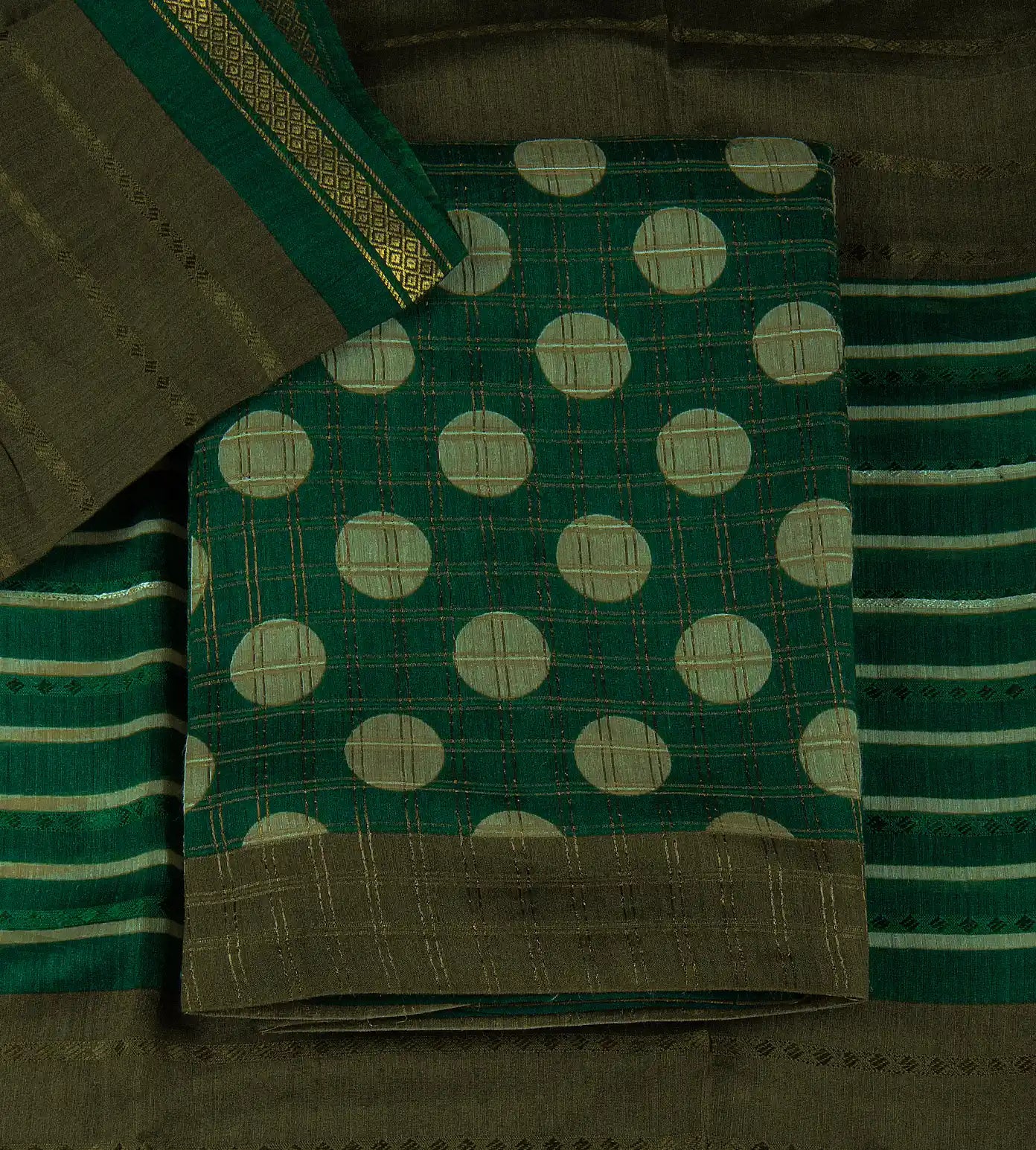 Green Chanderi Cotton Salwar