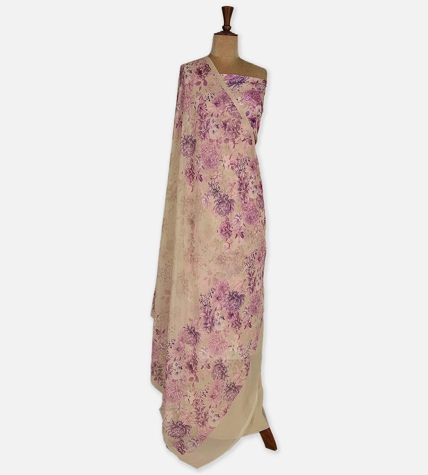Beige Crepe Salwar