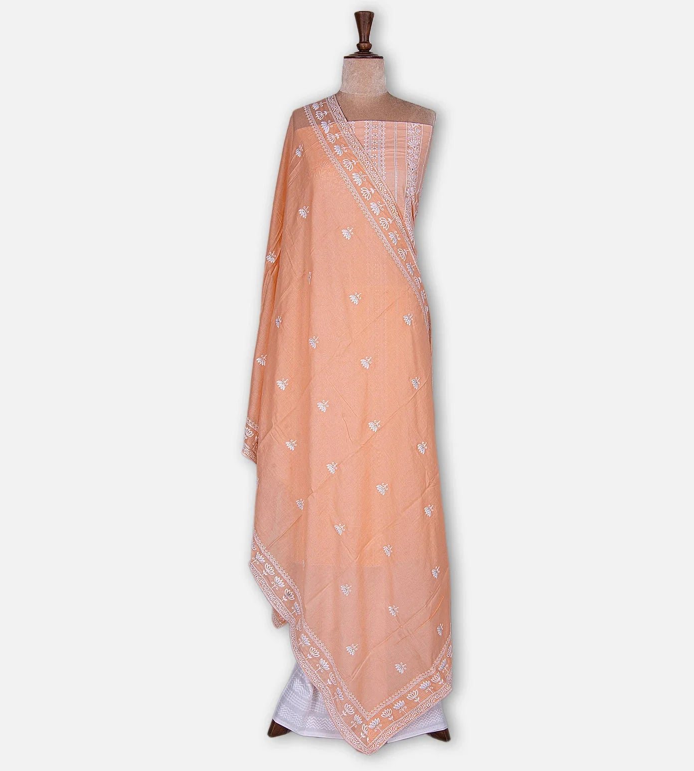 Peach Cotton Salwar
