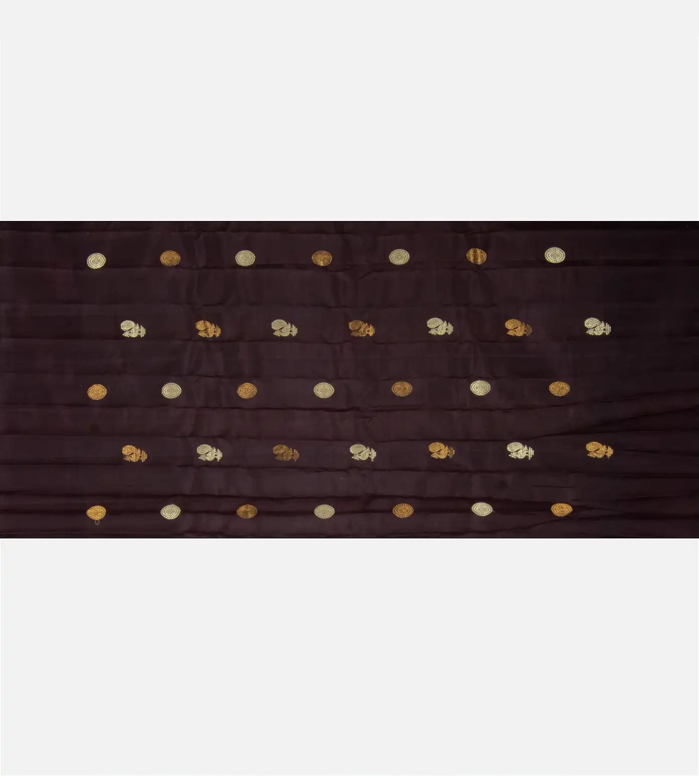 Light Peach Gadwal Silk Saree