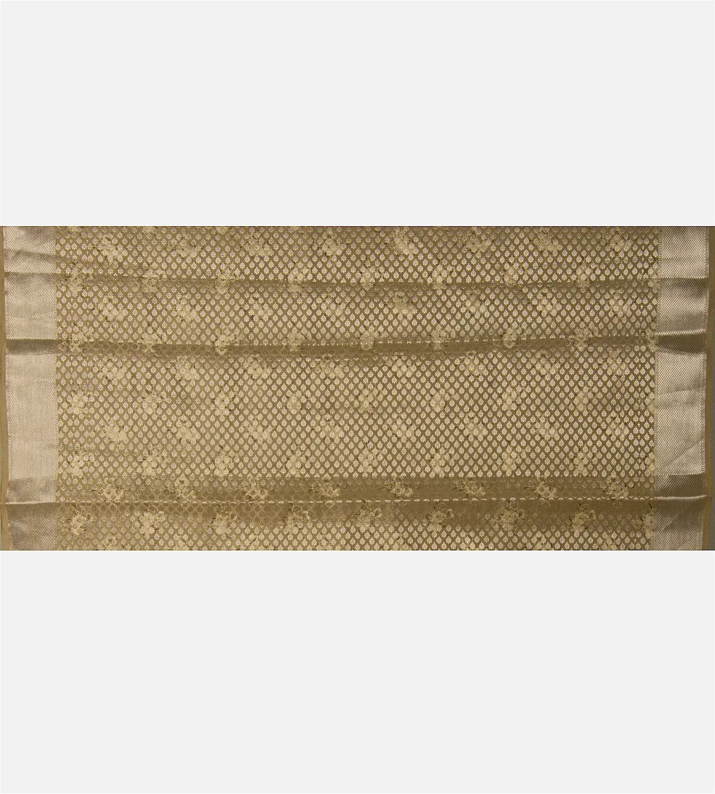 Beige Chaniya Silk Saree