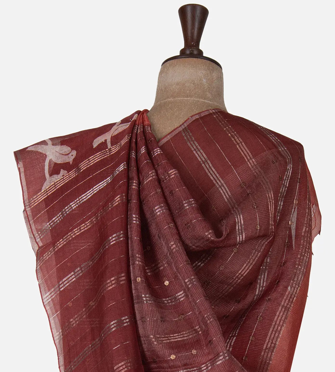 Red Organza Saree