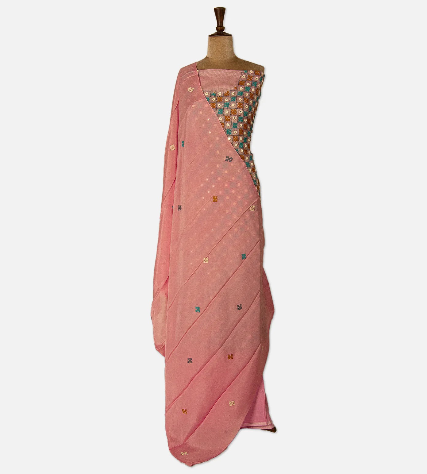 Light Pink Kota Silk Salwar