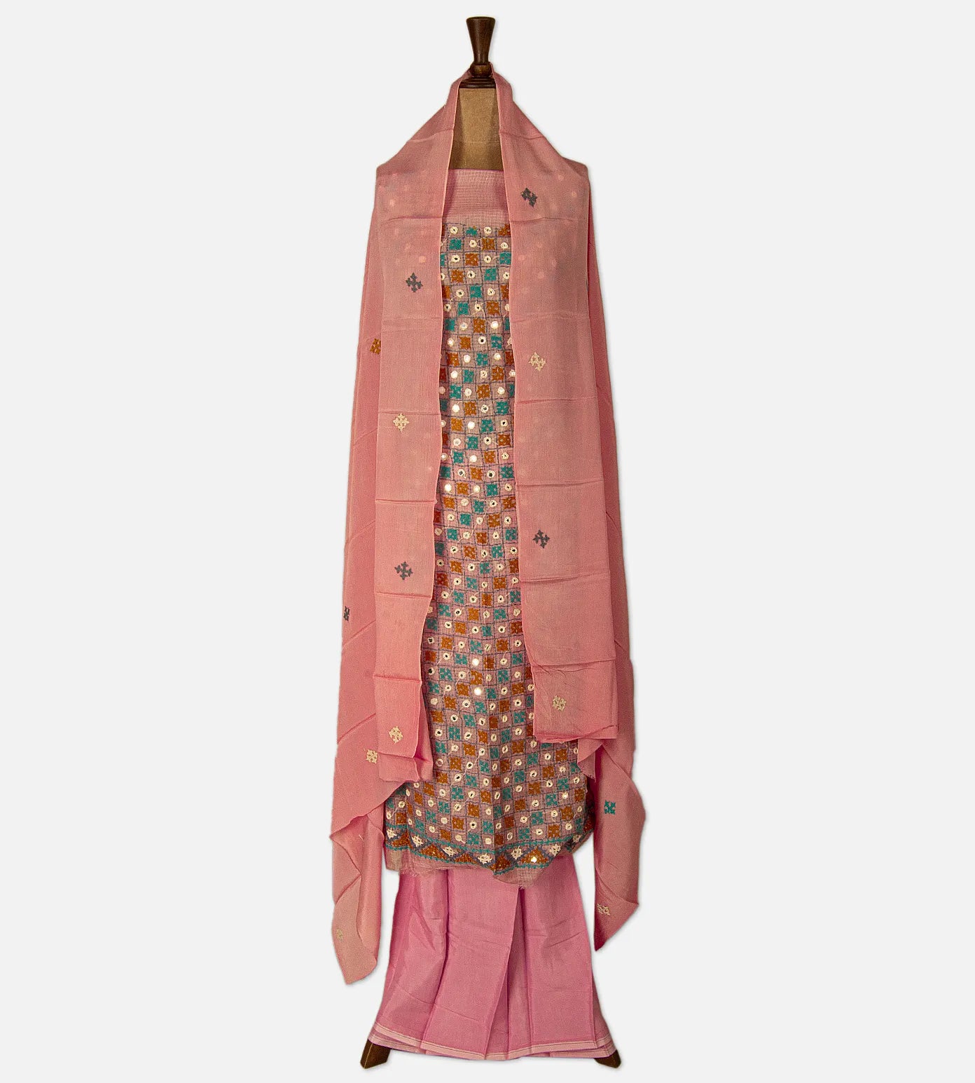 Light Pink Kota Silk Salwar