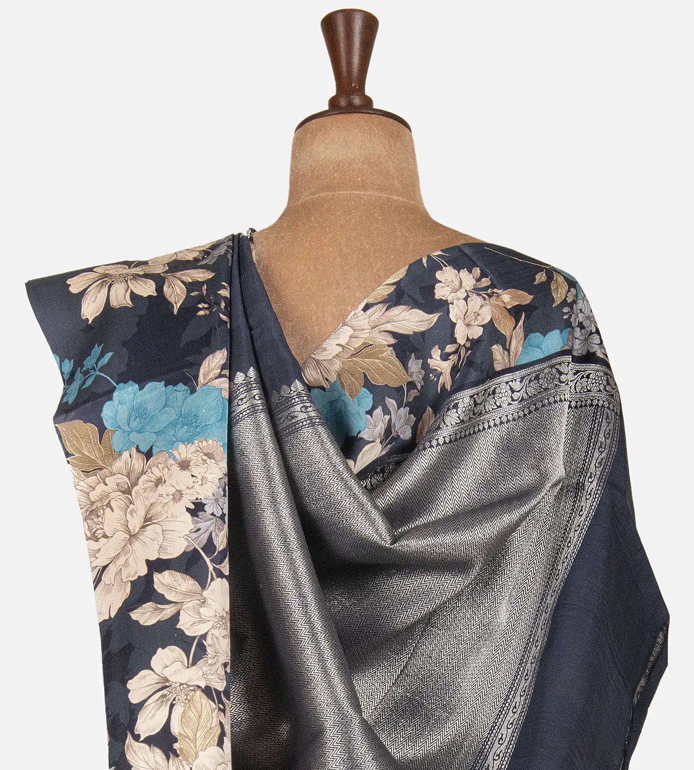 Blue Kattan Silk Saree