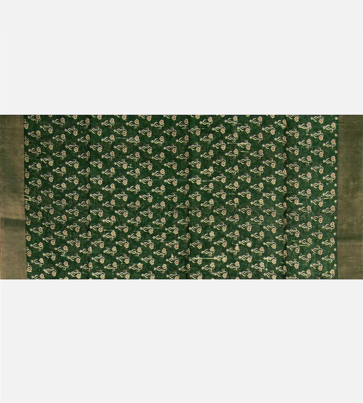Green Raw Silk Saree