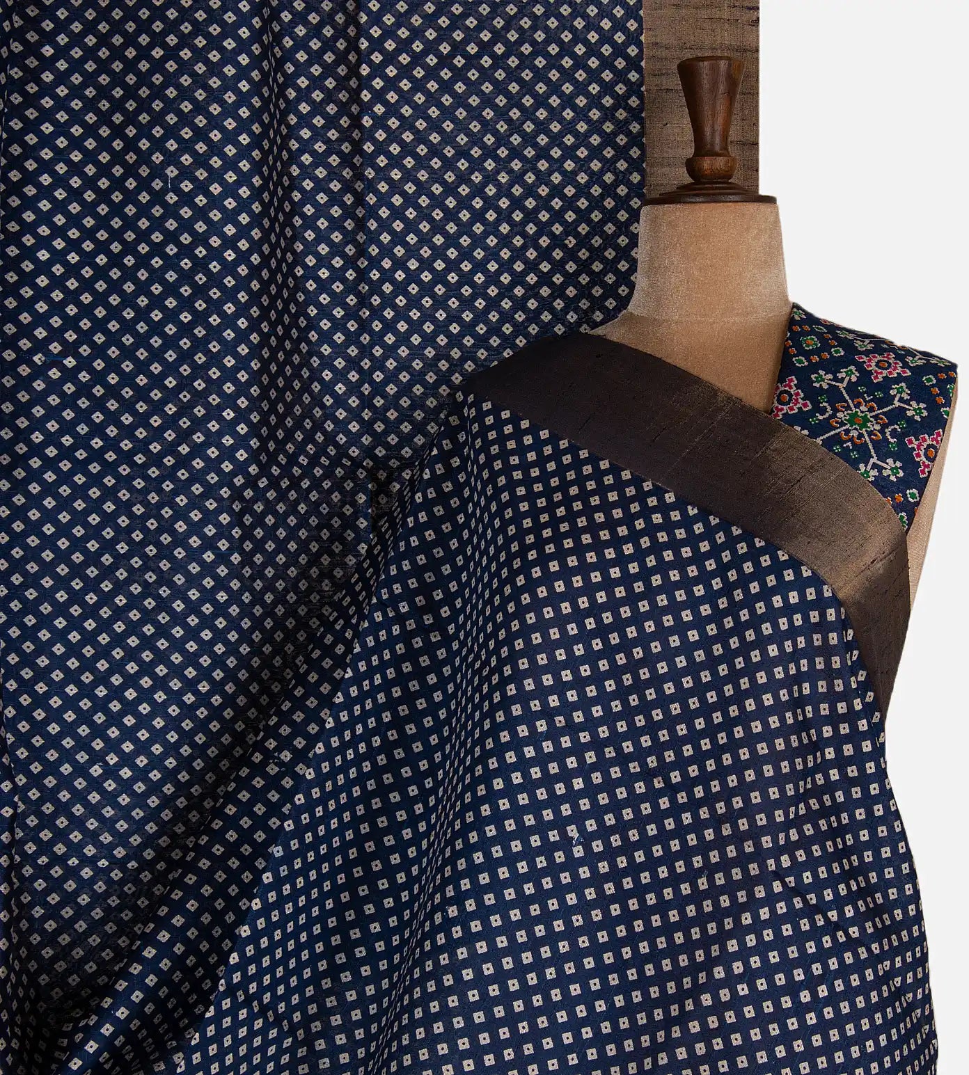 Blue Raw Silk Saree