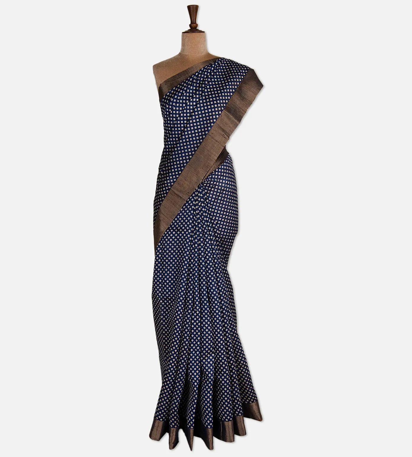 Blue Raw Silk Saree