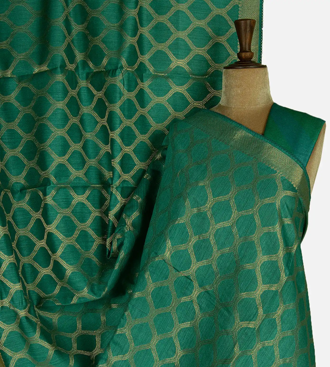 Blue Tussar Saree