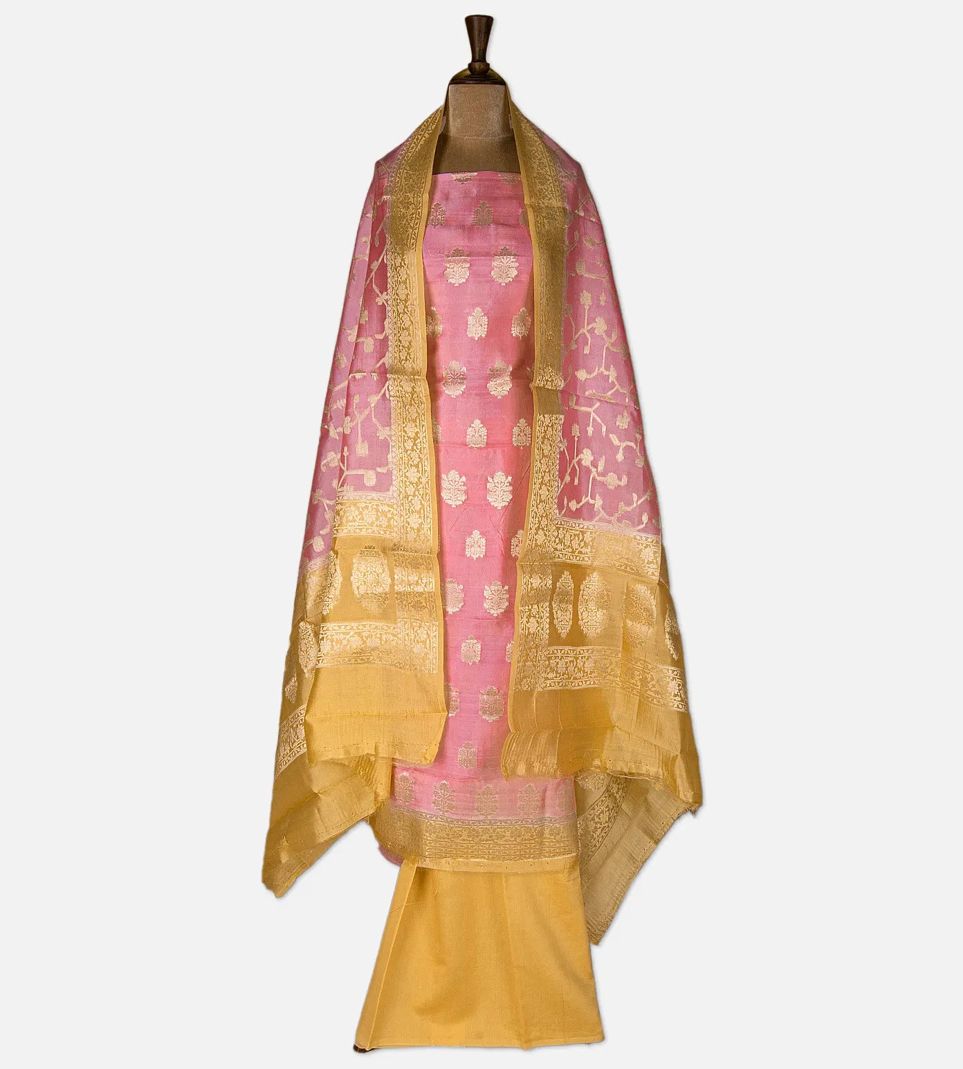 Pink Chaniya Silk Salwar