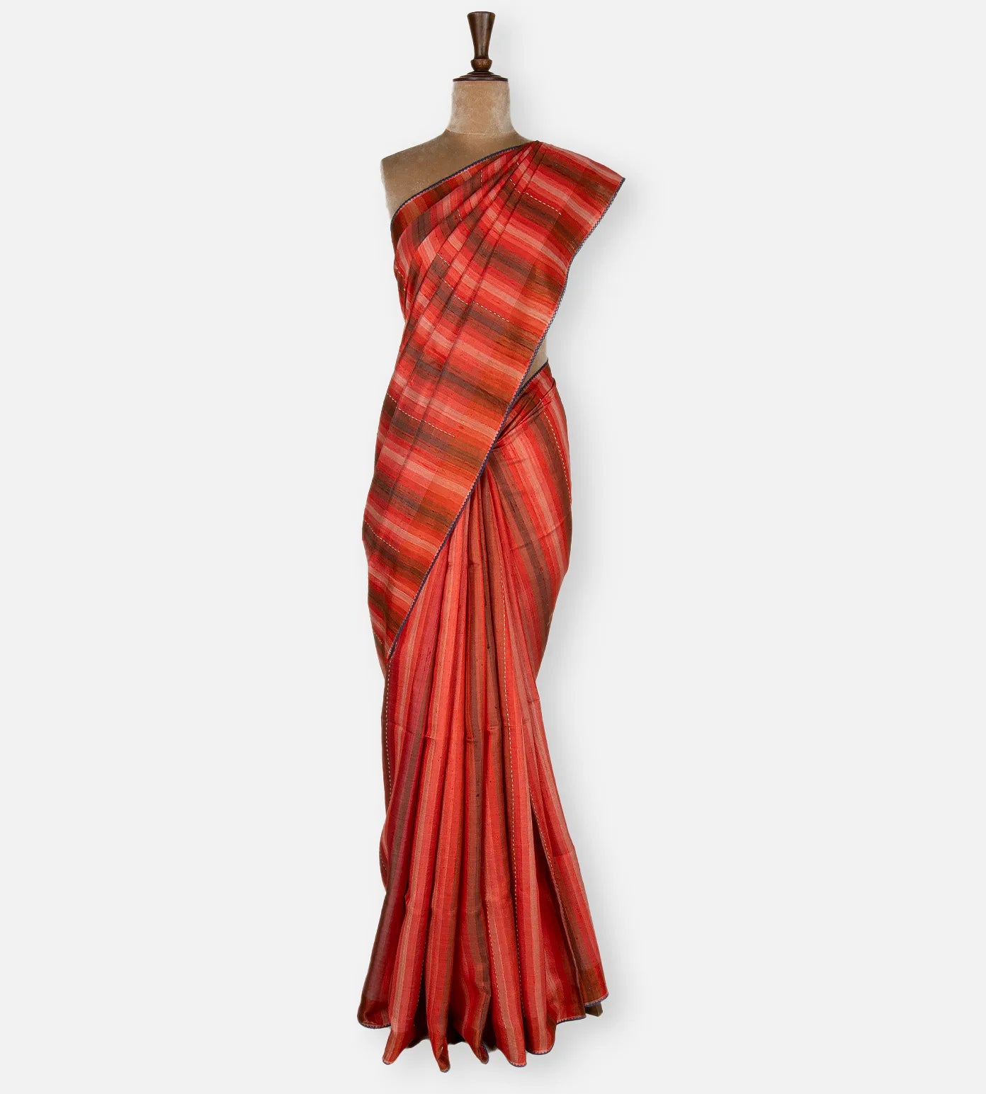 Multicolour Tussar Saree