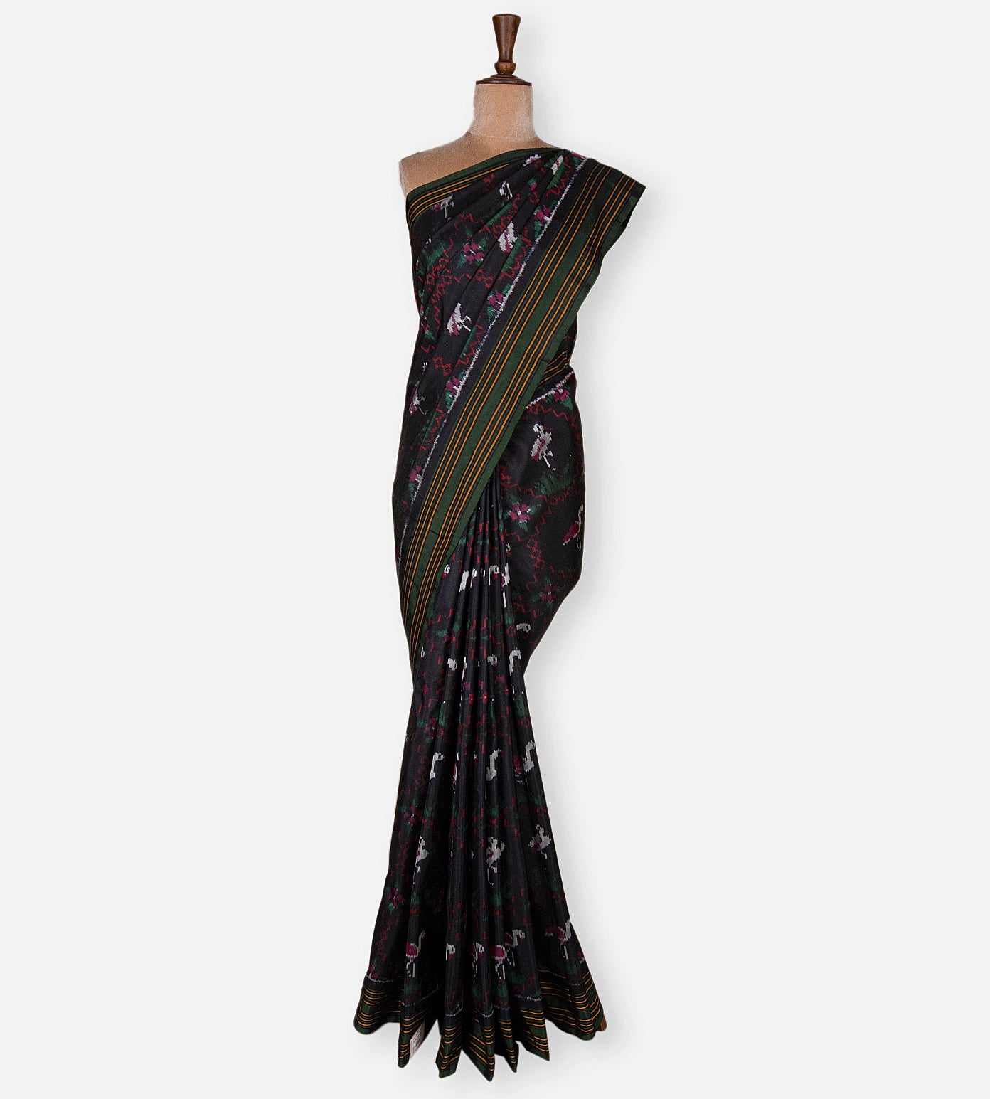 Black Patola Silk Saree