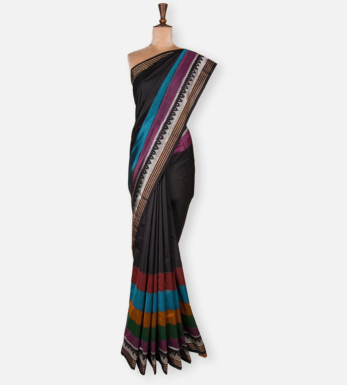 Black Patola Silk Saree