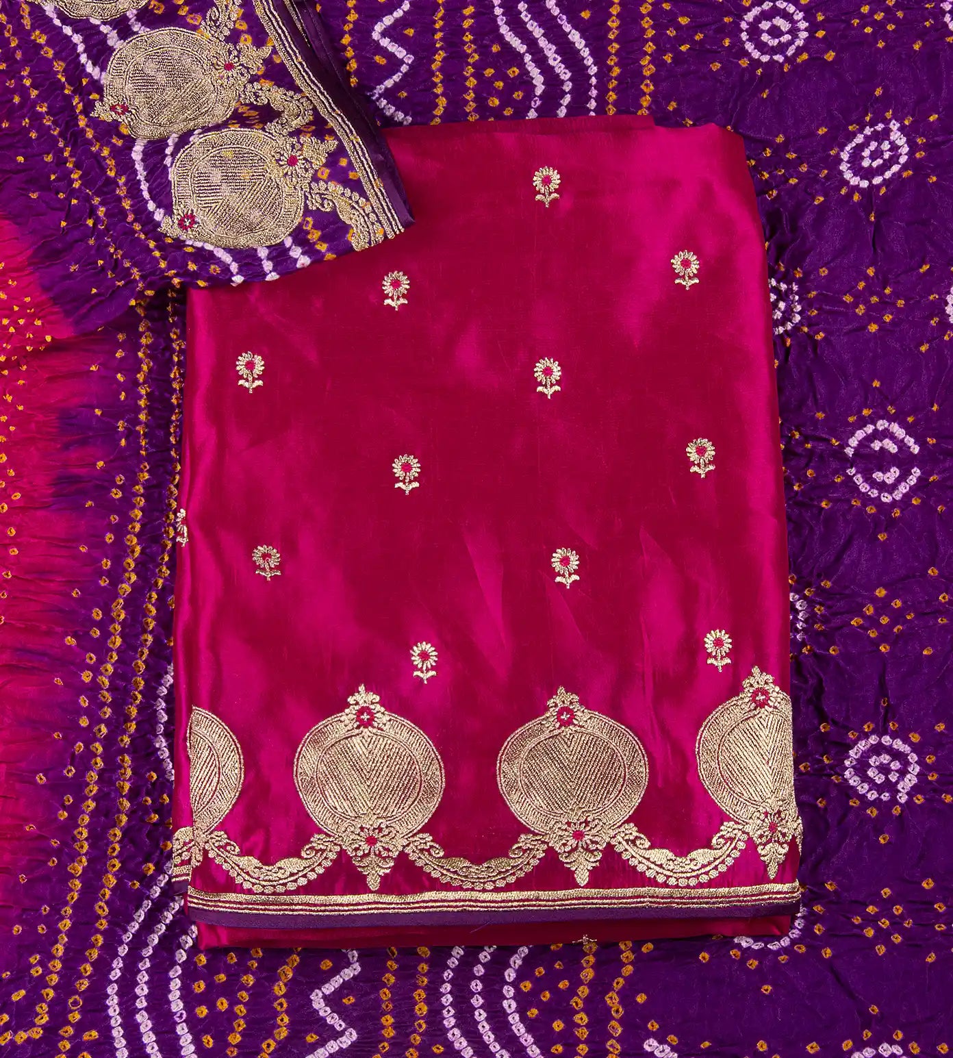 Pink Banarasi Kattan Silk Salwar
