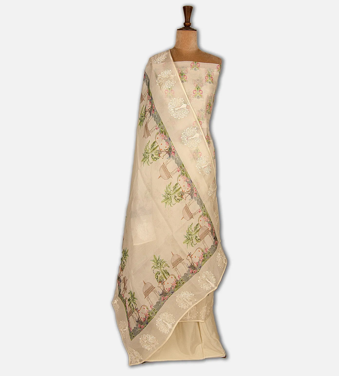 Off-White Organza Salwar