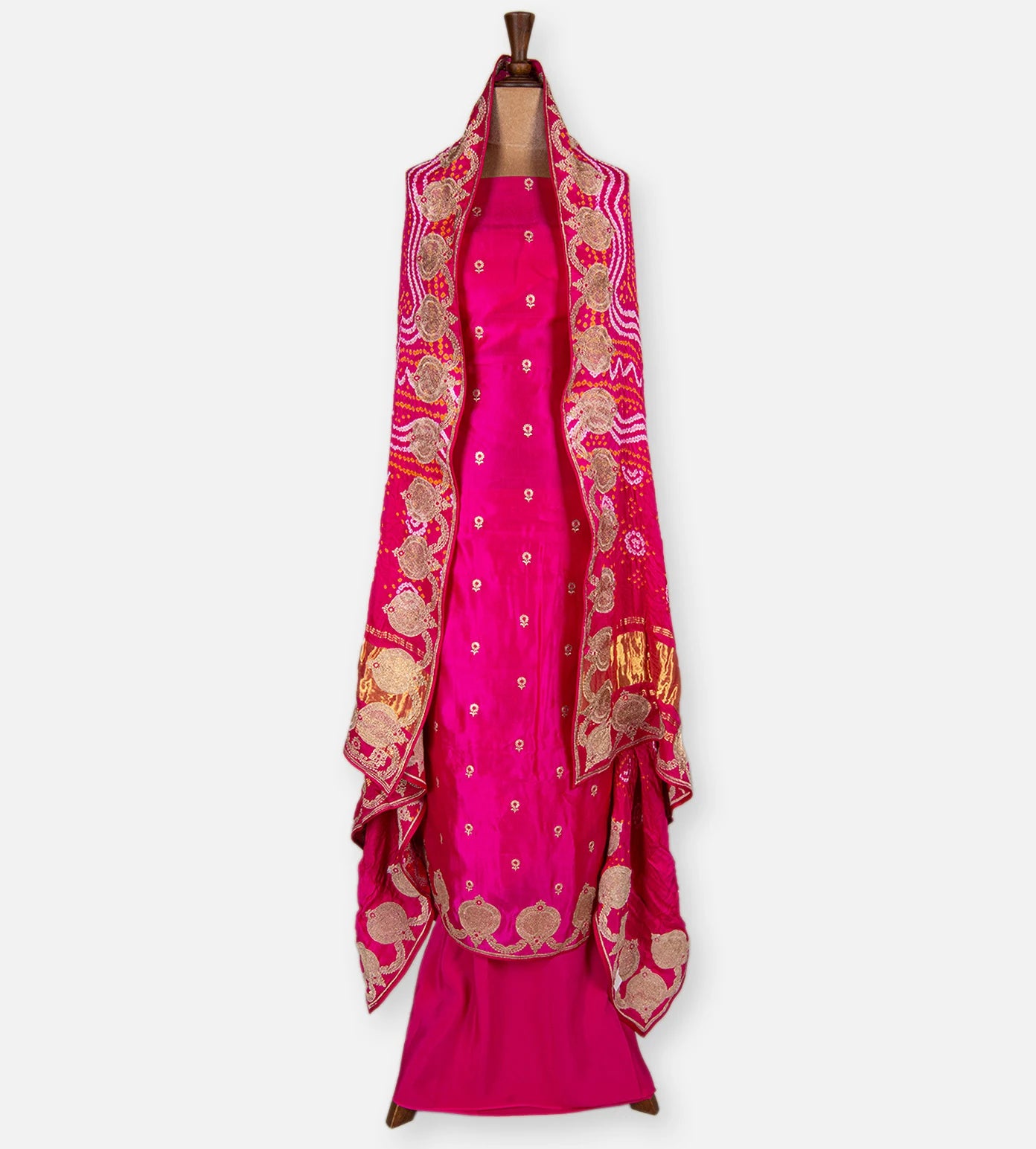 Pink Banarasi Tussar Salwar