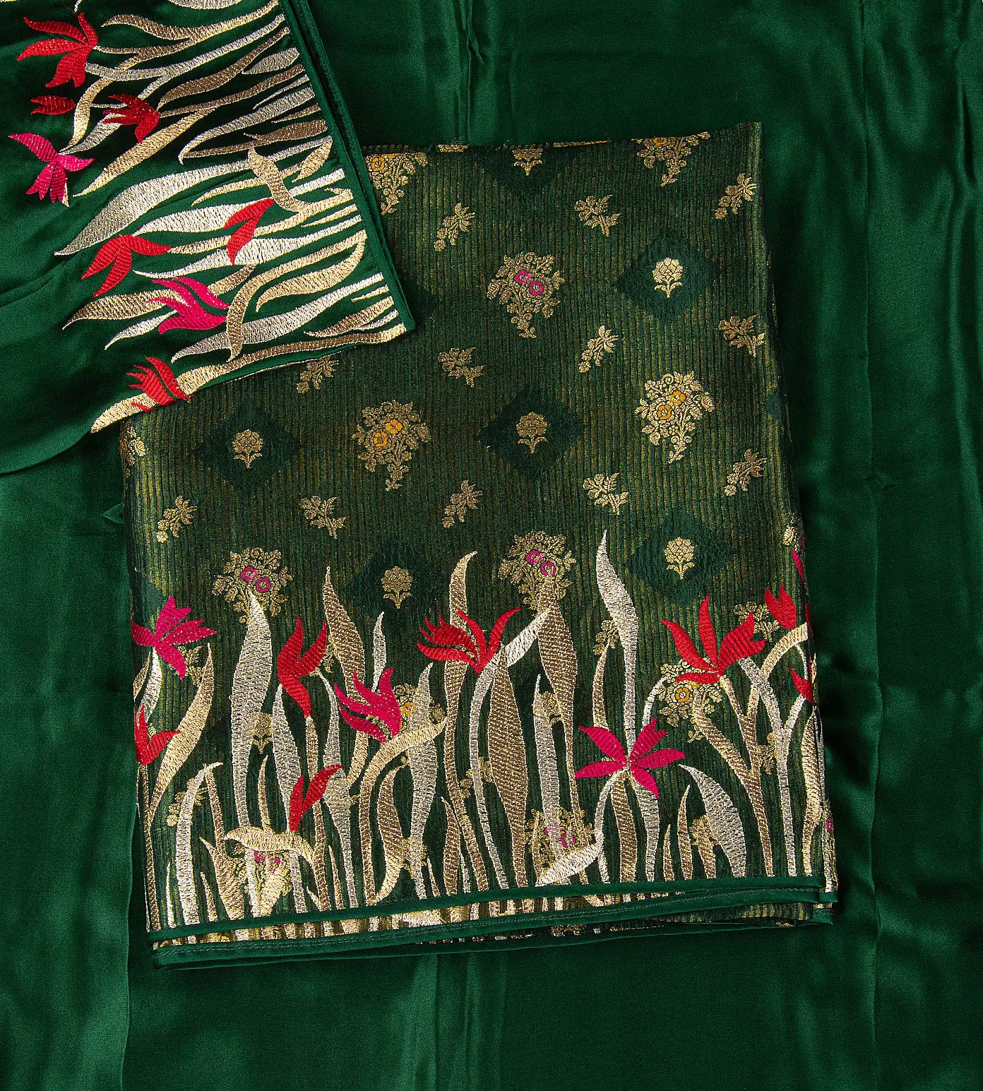 Green Organza Salwar