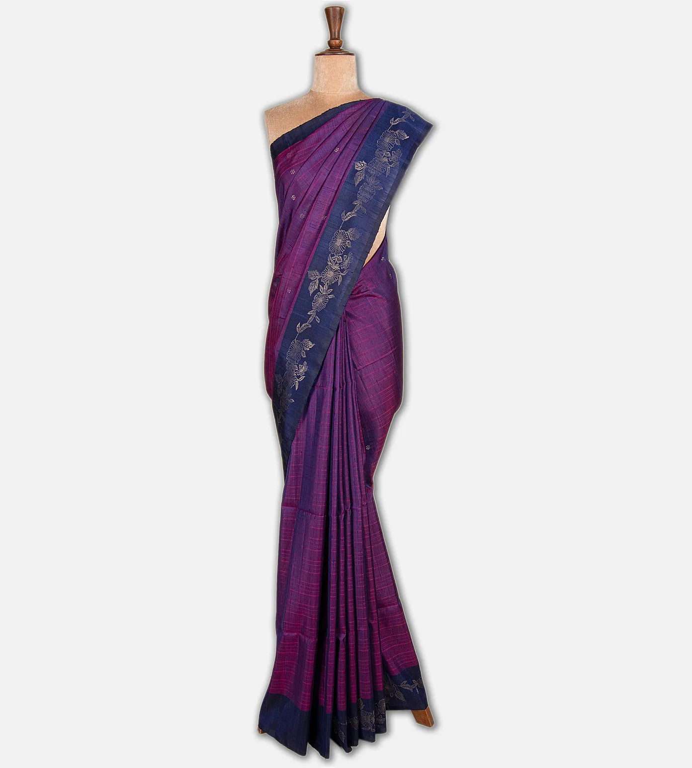Purple Soft Silk Saree