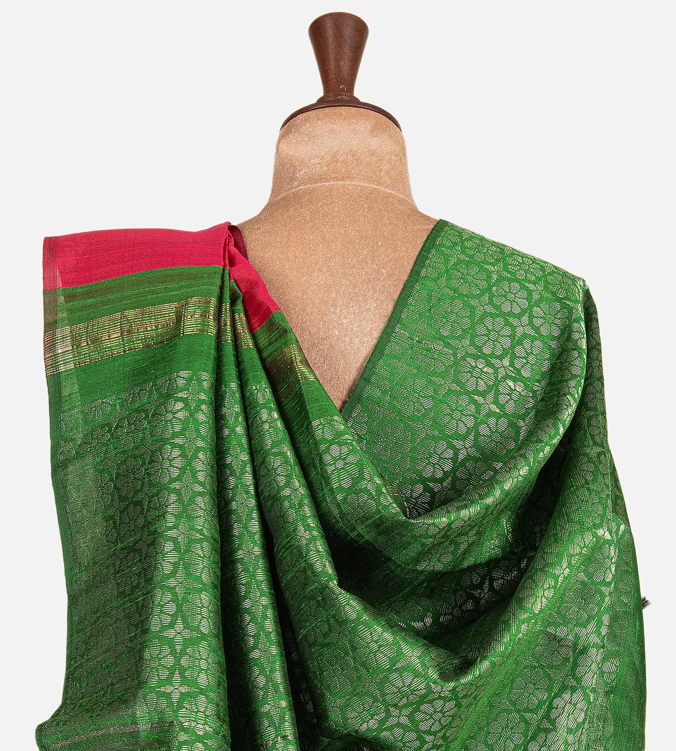 Pink Raw Silk Saree