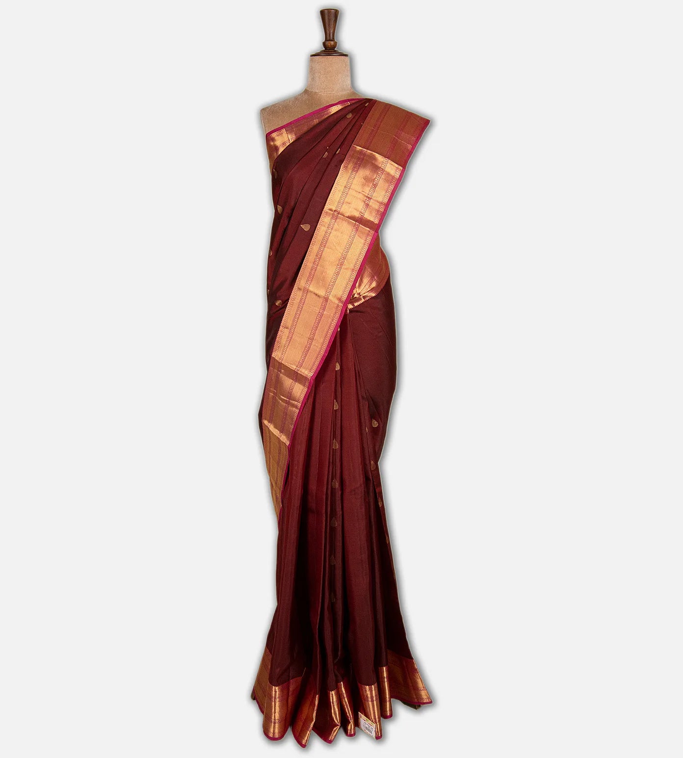 Maroon Soft Silk Saree