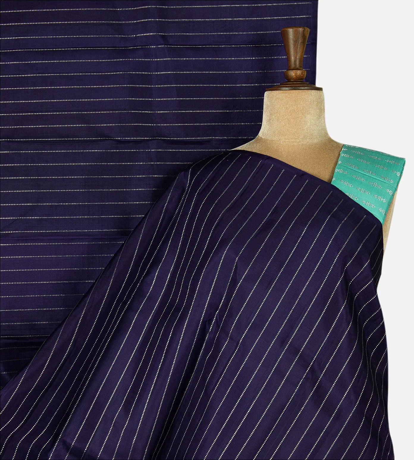 Blue Kanchipuram Silk Saree