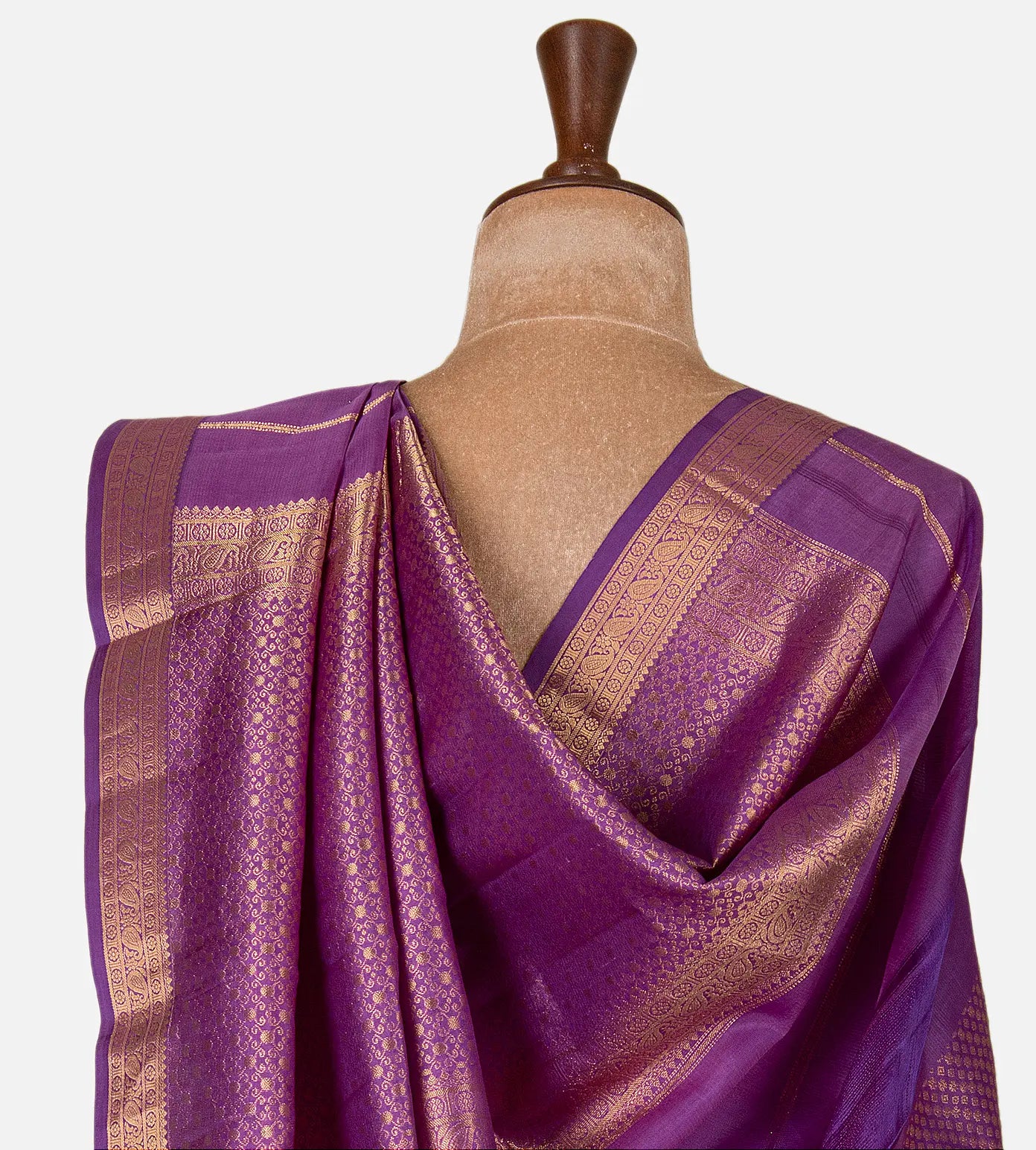 Bright Purple Soft Silk Saree
