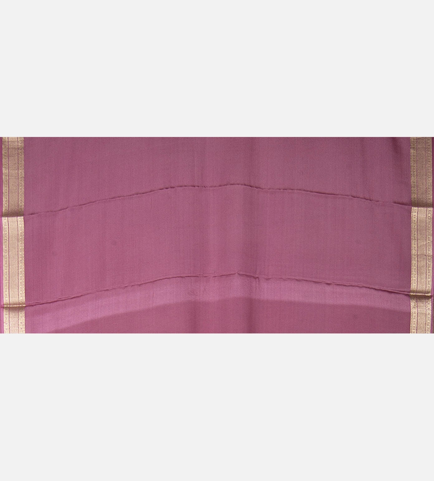 Pink Mysore Crepe Saree
